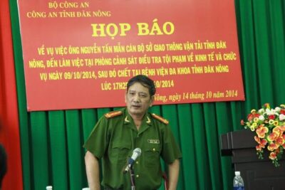 Đại tá Lương Ngọc Lếp tiết lộ những chiêu nhận hối lộ của TTGT tại cuộc họp báo