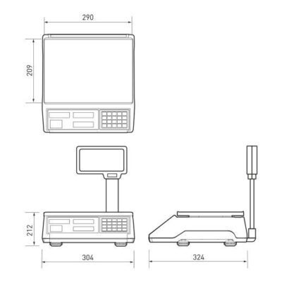 Cân tính tiền điện tử ER JR - Image 5