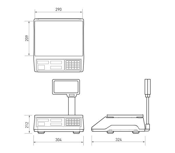 Cân tính tiền điện tử ER JR - Image 5