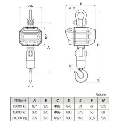 Cân treo công nghiệp CASTON III PLUS (10-50ton) - Image 7