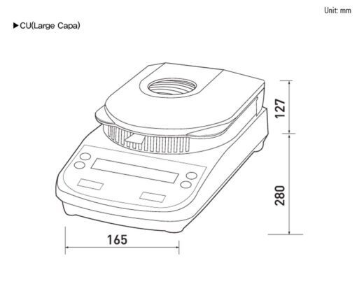 Cân phân tích độ ẩm điện tử CMB25 - Image 4
