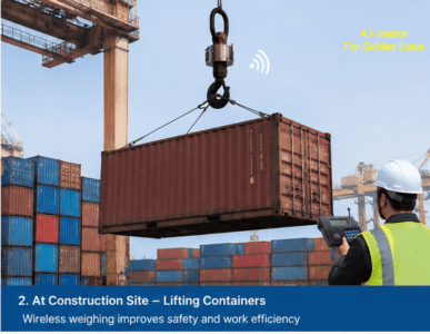 Ocs Sz Mc Can Treo Dien Tu Khong Day Crane Scale 30 1250 Tons Hoasenvang Ung Dung Cang Bien Cau Container
