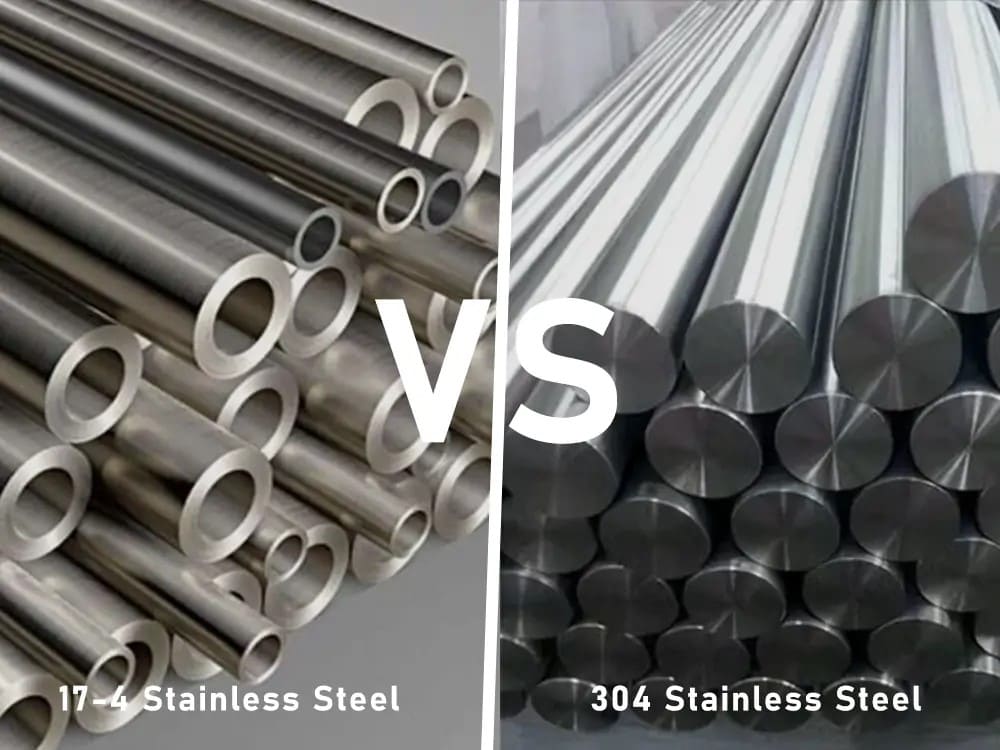 17-4 PH Stainless Steel và 304 So sánh vật liệu Thép không gỉ